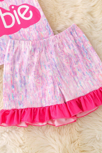 Holographic Barbie 2 Piece Set