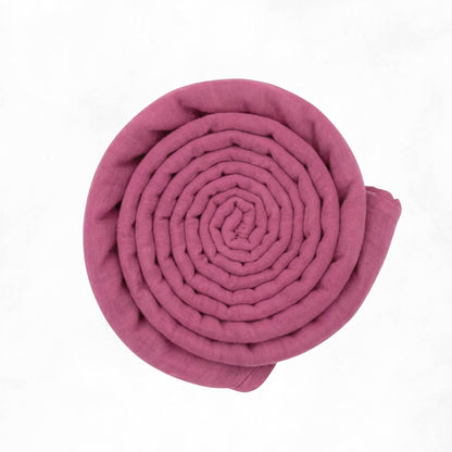 Muslin Swaddle Blanket - Soft Mulberry: Soft Mulberry