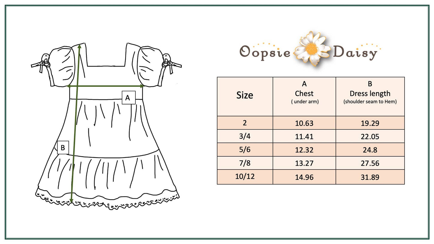 Kids Vintage Floral & Lace Tiered Square Neck Spring Dress