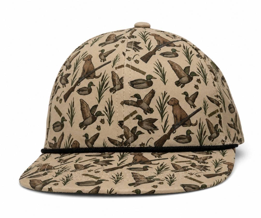 Kids Youth Duck Hunting Snapback Hat