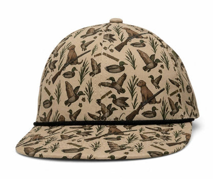 Kids Youth Duck Hunting Snapback Hat