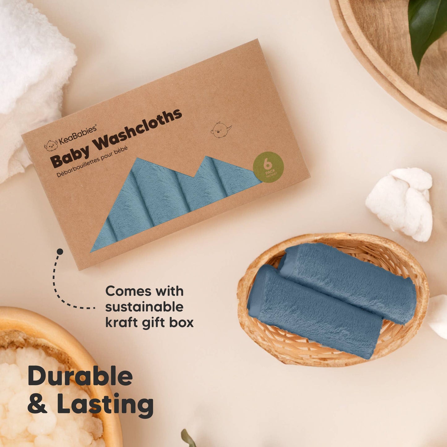 6-Pack Baby Wash Cloths: Depths