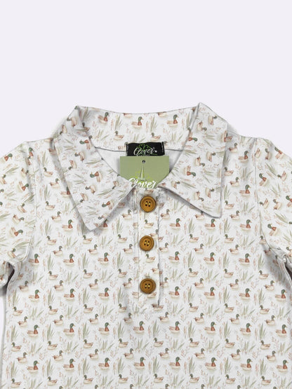 Mallard Pond Boy Collar Shirt